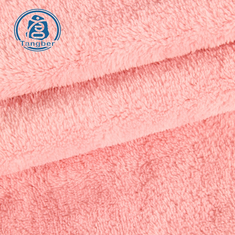 Blanket Sherpa 100% Polyester Coral Fleece Fabric