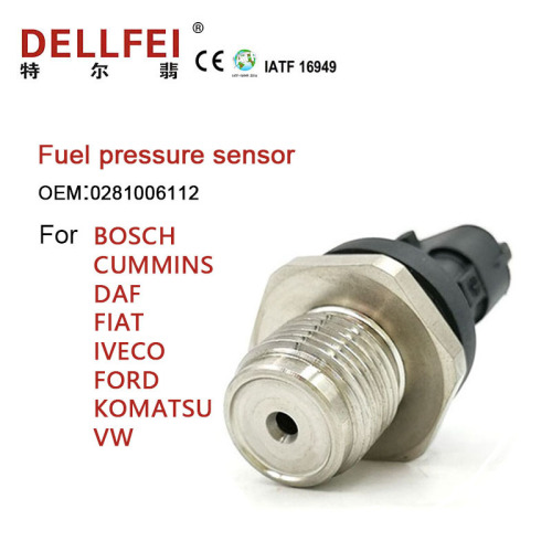 Common Rail Pressure Sensor Fuel injection pressure sensor 0281006112 ForCUMMINS VW FORD Manufactory