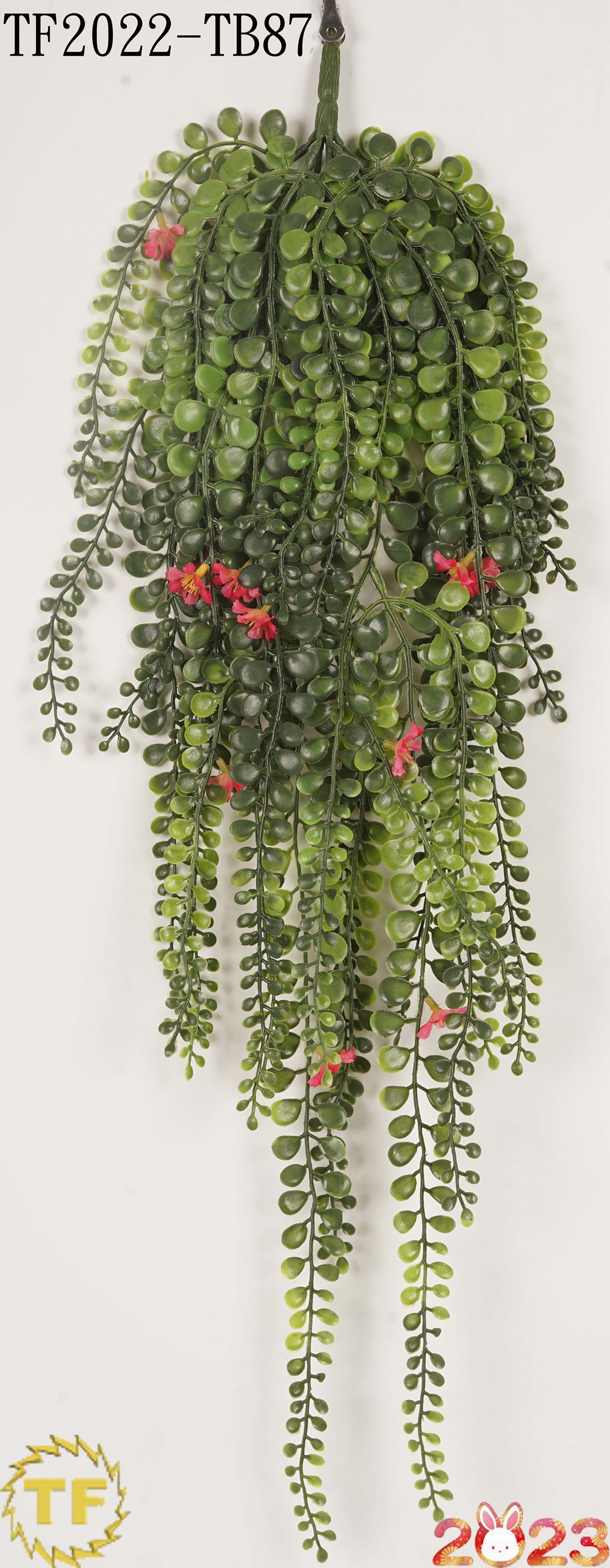 29 "arbusto colgante de hojas de guisantes artificiales