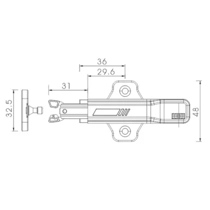 Snap-on Rebounder with Frame