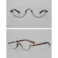 Half Frame Black Round Designer Glasses Sale