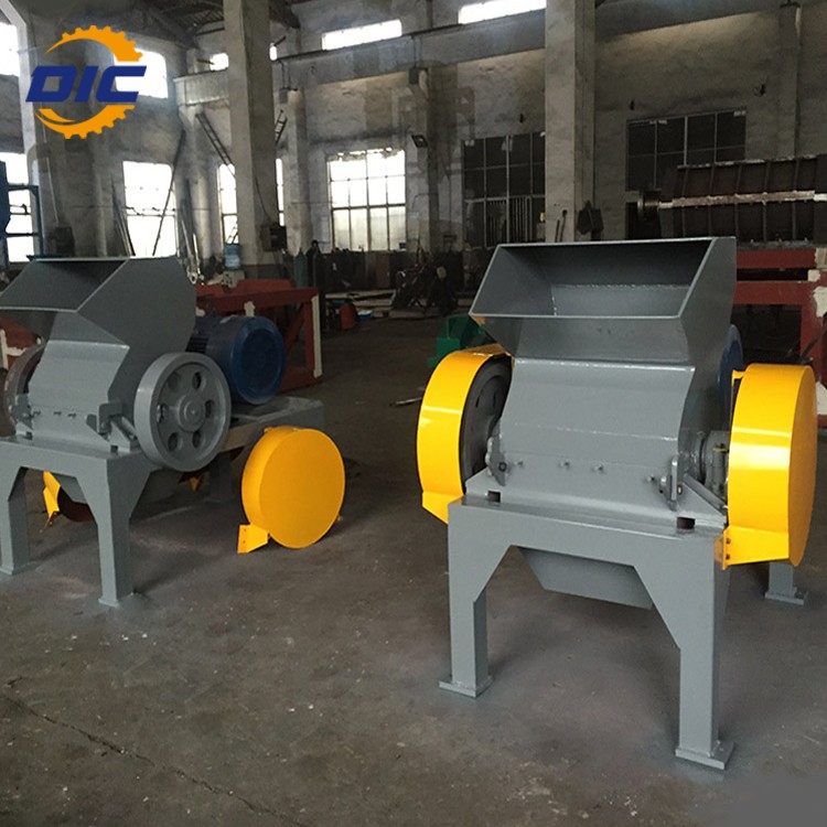 waste plastic rubber crusher machine