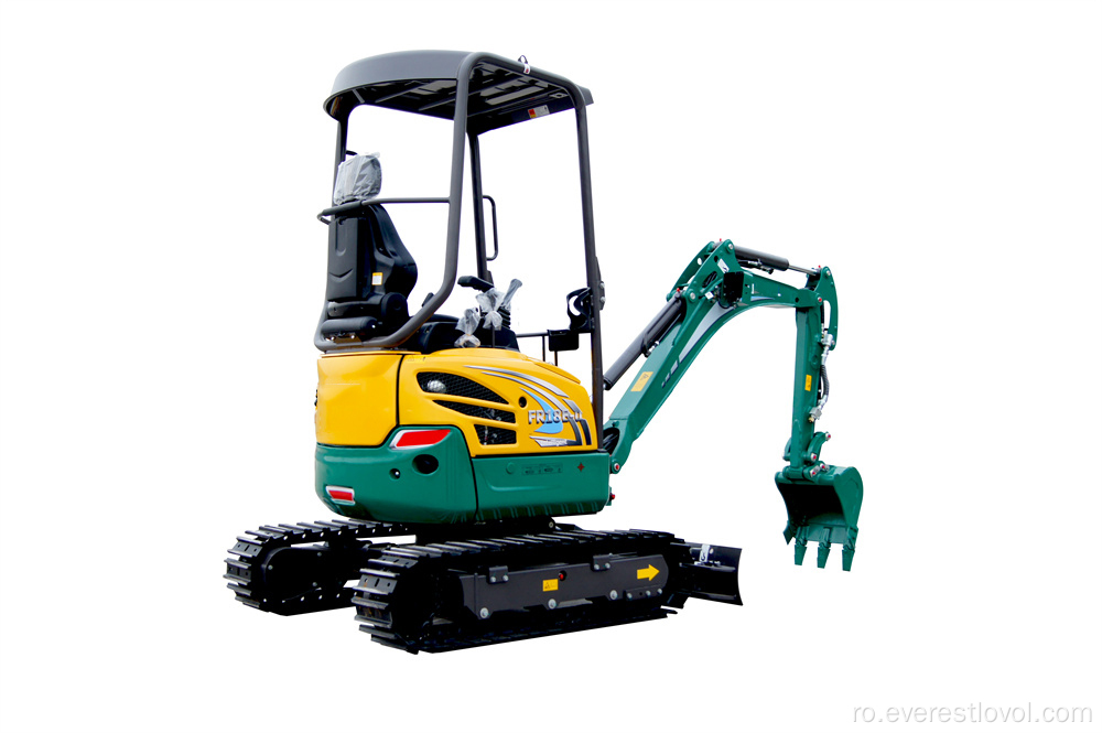 1,8 tone excavator mini -crawler cu pistă de cauciuc