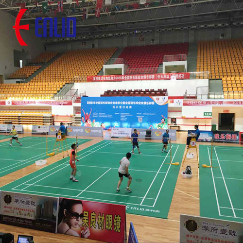 แผ่นพื้นสนามแบดมินตัน Enlio พร้อม BWF