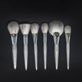 16 PCS set srebrne četke za šminku