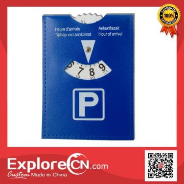 Euro auto plastic parking disc