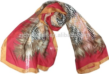2015 fashion silk scarf in stock