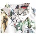 Hombres Soft Baltable Cotton Animal Camisa estampada