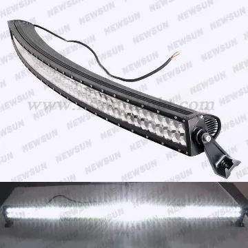 50\" 288w Cree radius led light bar, 21600LM CREE curved bar offroad
