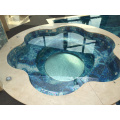 Glass Swimming Pool Tile Flooring Mosaic Art