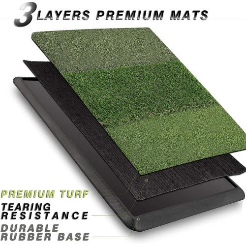 Golf Fairway Mats Residential Practice Hitting Mat 12 * 24 &#39;&#39;