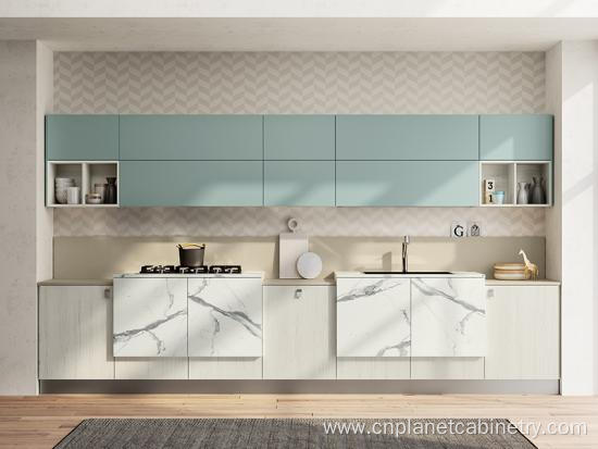 Cheap Custom Glossy Open Painting Modern Kitchen Cabinets