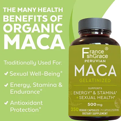 maca root Tongkat Ali Ginseng strength maca capsules