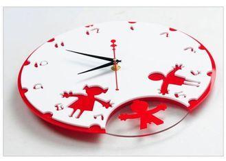 Warm Family Acrylic Creative Wall clocks Hand Painted For K