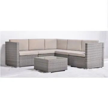 Affordable Rattan Corner Sofa for Outdoor Patio Furniture Set