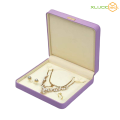 Purple romantic customized simple many choices jewellery box