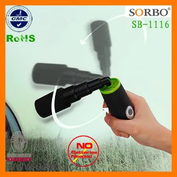 3LEDs airglow mini smiling sharking flashlight