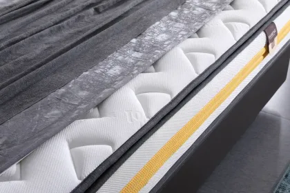 Pillowtop Knitted Fabric 3D Side Bonnel Spring Coir Mattress