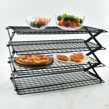 Rack de rangement en fer forgé d'usine d'usine pratique