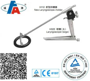 New laryngoscope-holder Laryngeal instruments ENT instruments