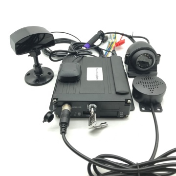 Morocco Dual SD Card Storage 4G GPS 4CH Mobile DVR with BSD/DMS Camera - In Stock