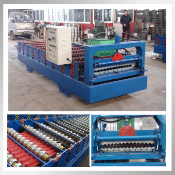 CE&ISO manufacturer frp corrugated wall sheet making roll forming machine
