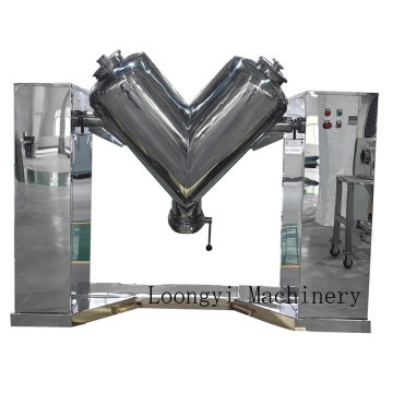 V Shape Dry Peanut Masala Powder Mixer เครื่องจักร