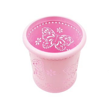 Custom Pink Round Metal Desk Holder για γραφείο και χρήση κινητής χρήσης