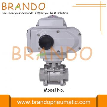 1'' Stainless Steel Electric Actuator 3pcs Ball Valve