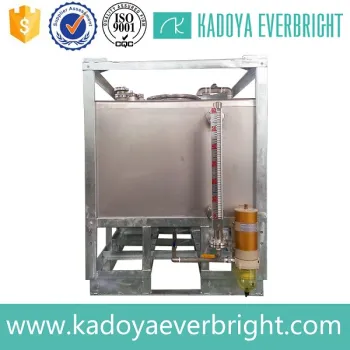 High quality rectangular stainless steel ibc 1000l