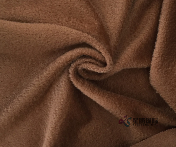 Top Quality Garment Plain Dyed Fleeced Wool Fabric