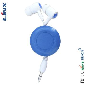 Best portable retractable earphones telescopic earbuds For Gift