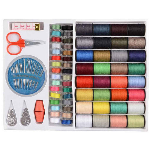 Pack Of 64 - Spools Assorted Colors Sewing Threads Set Sewing Tools Kit Hand Craft Sewing Needle And Thread Combination