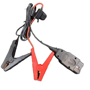 Memory Saver Connector: OBD2 Car Diagnostic Cable with Alligator Clip for Battery Replacement
