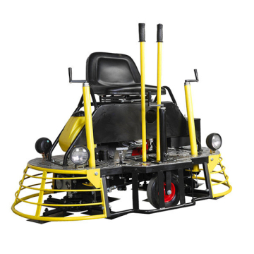 Portable ride-on concrete power trowel