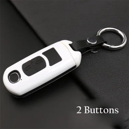 Intelligent Custom Silicone Buttons Car Key Cover Chain for Mazda CX-3 CX-5 CX-7