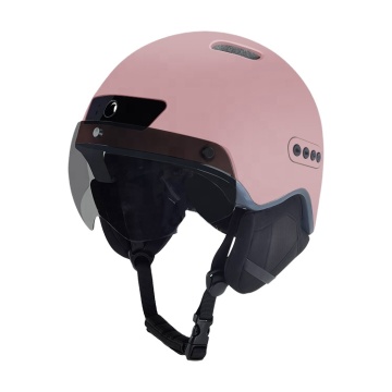 Smart Bike Helmet with Built-in Camera for City Cycling