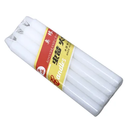 cheap white color household wax ritual candles