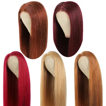 X-TRESS Best Quality Straight Remy Brazilian 100% Human Hair Lace Front Wigs For Women 180% Density HD Lace Wigs With Baby Hair
