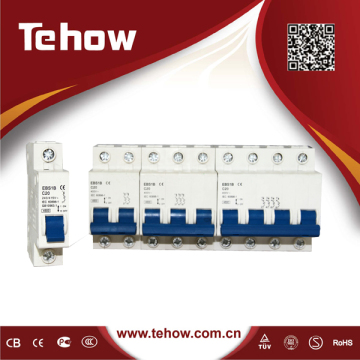 2 poles 4 amp dz47-63 miniature electrical circuit breaker manufacturer