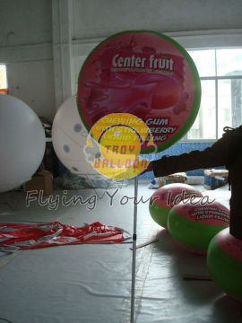 0.18mm/0.28mm Pvc Backpack Balloon With Total Digital Printing For Outdoor Advertising