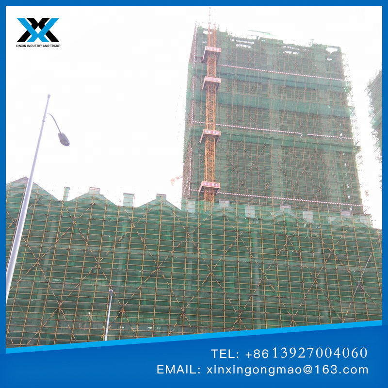 110gsm black and green construction safety net