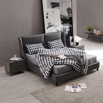 Hot Sale bedroom bed luxury simple double bed