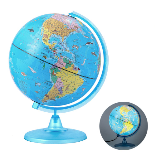Globe terrestre interactif illuminé pour enfants 25 cm