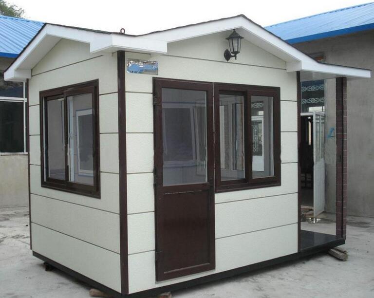 Portable Outdoor Light Steel Security Guard Booth