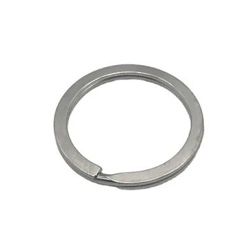 Custom Stainless Steel Split Ring Key Ring 32mm - Keychain Accessories