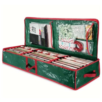Wholesale Wrapping Paper Organizer Bag - Underbed Storage Box for Christmas Rolls