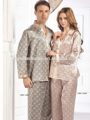 100% Pure Silk Couple Pajama sets