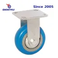 Hochleistungsblau -Seitenbremse Nylon Caster