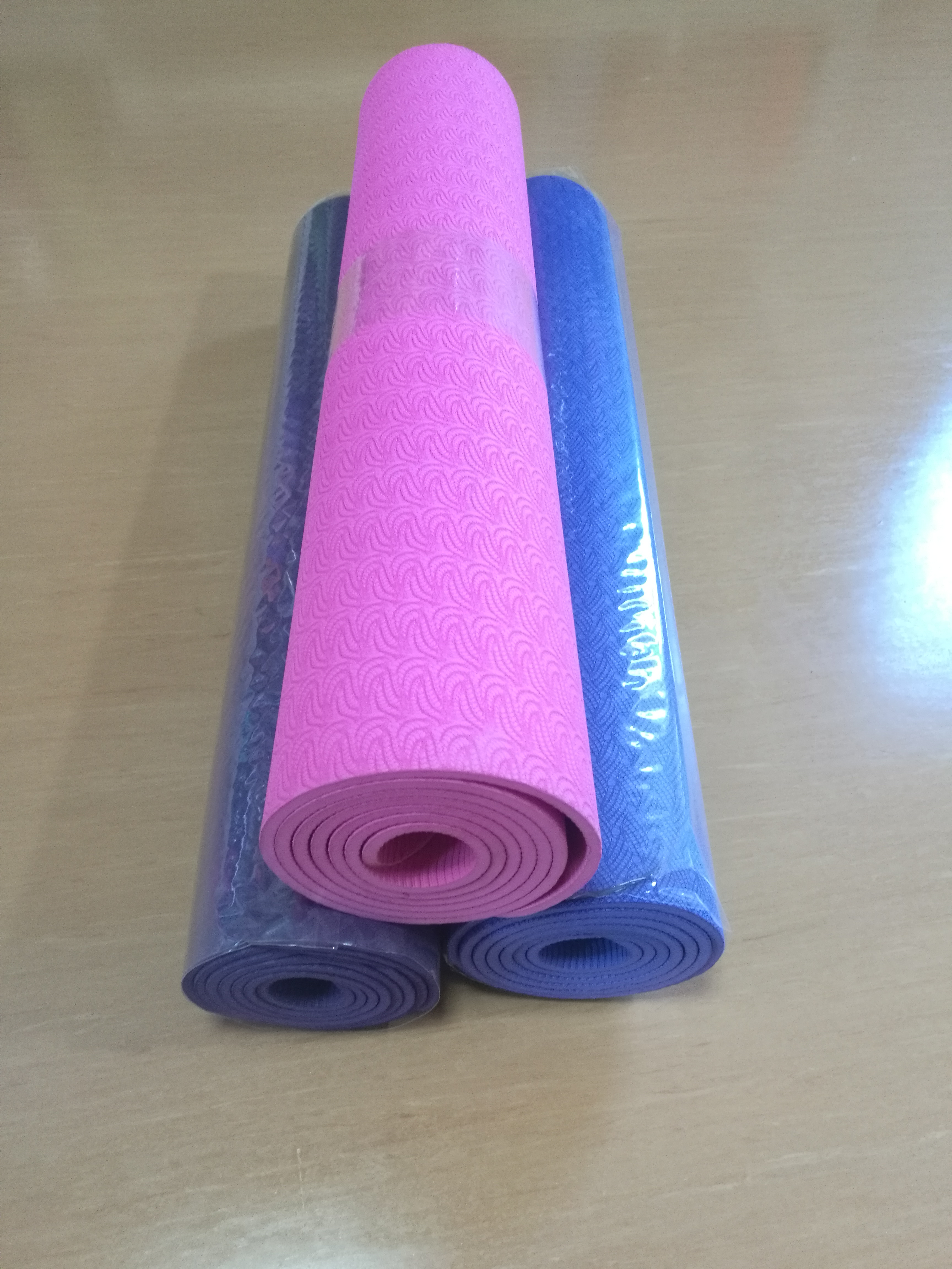 TPE single color fitness mat
